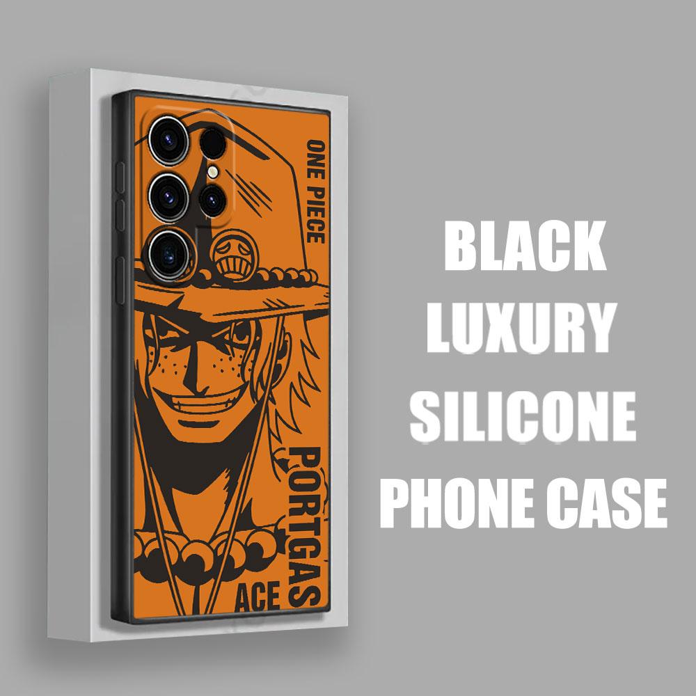 One Piece Luffy Sabo Portgas D Ace Phone Case For Samsung Galaxy S25 S24 S23 S20 S21 FE S26 S22 Ultra S26 Plus S25FE Soft Cover