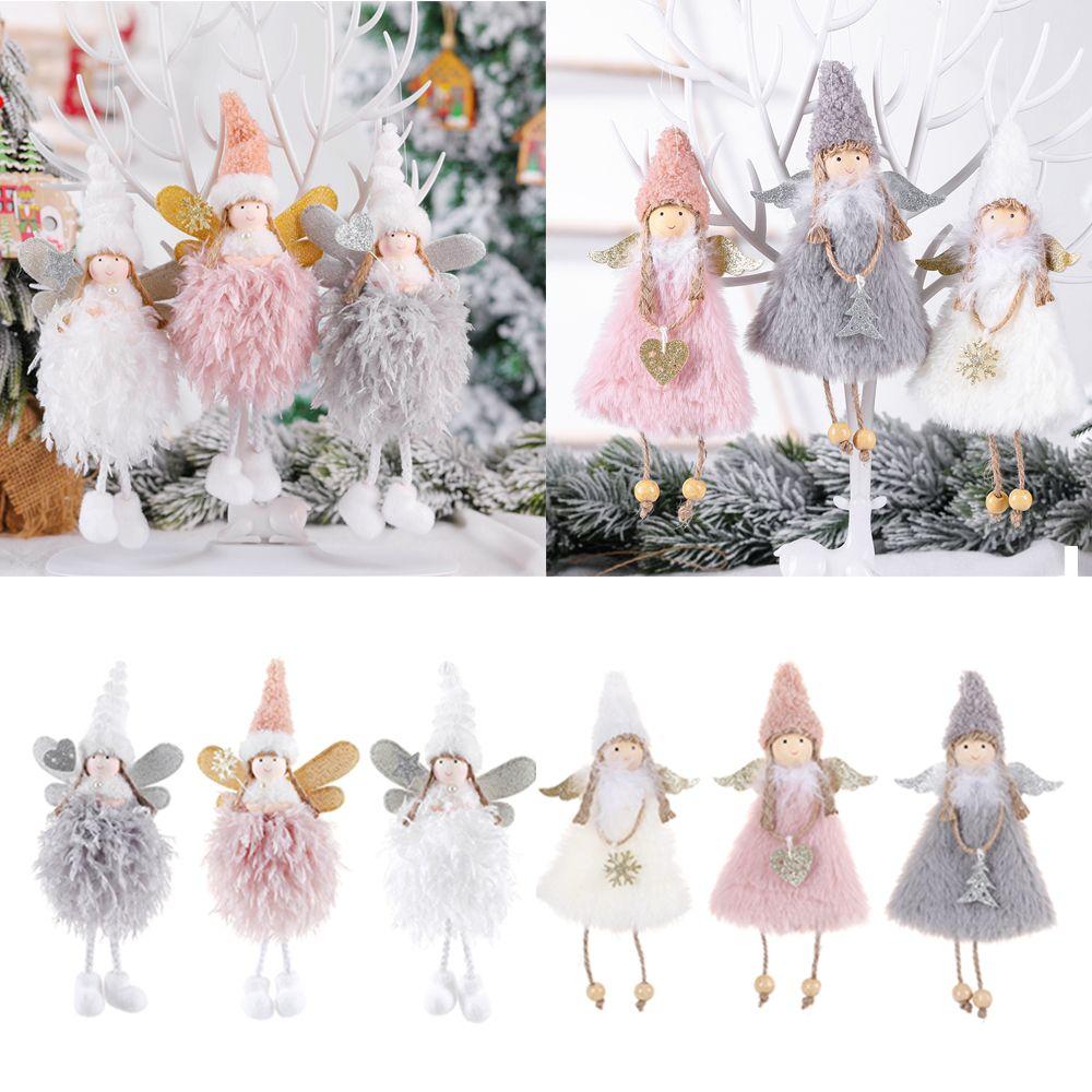 

Adornment Home Decoration Xmas Tree Decor Angel Girl Drop Ornaments Christmas Angel Doll Plush Toy