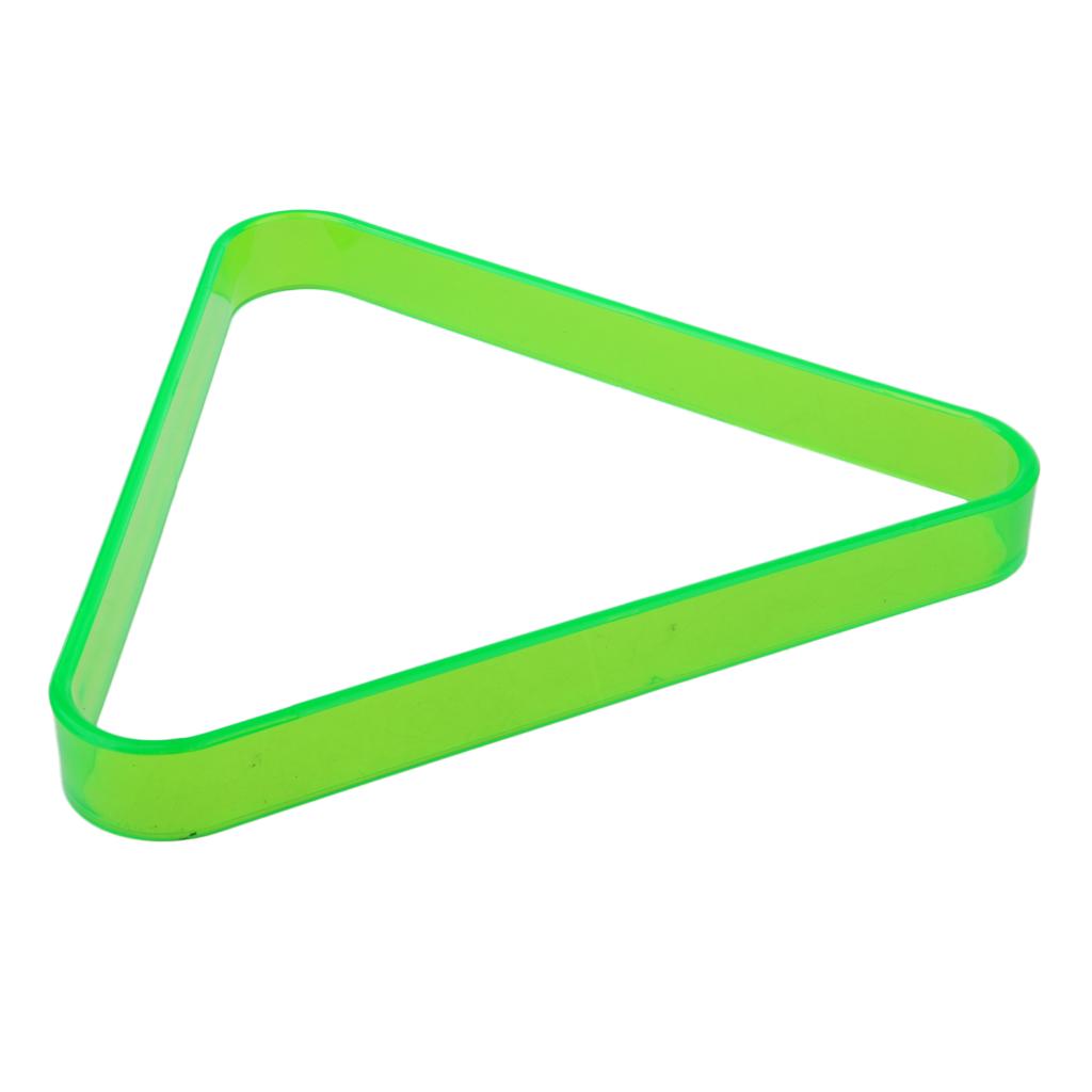 Heavy Duty Billiard / Pool Table Accessories: Rack, Plastic Triangle,