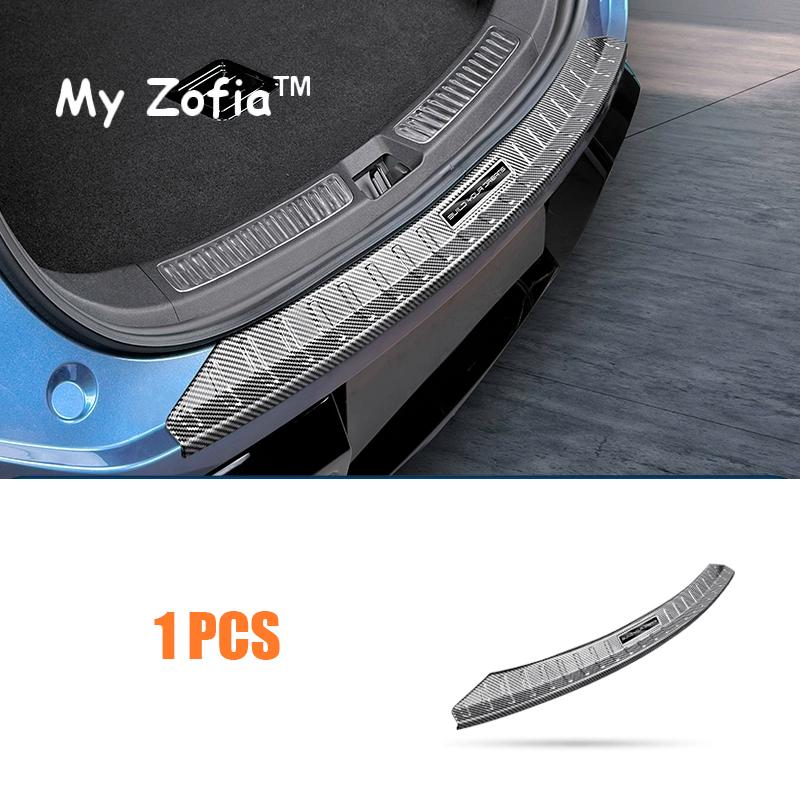 For BYD Sealion 7 SeaLion 07 EV 2024 2025 2026 Car Styling Trunk ABS Carbon fiber Threshold Strip Tailgate Anti Kick Accessories