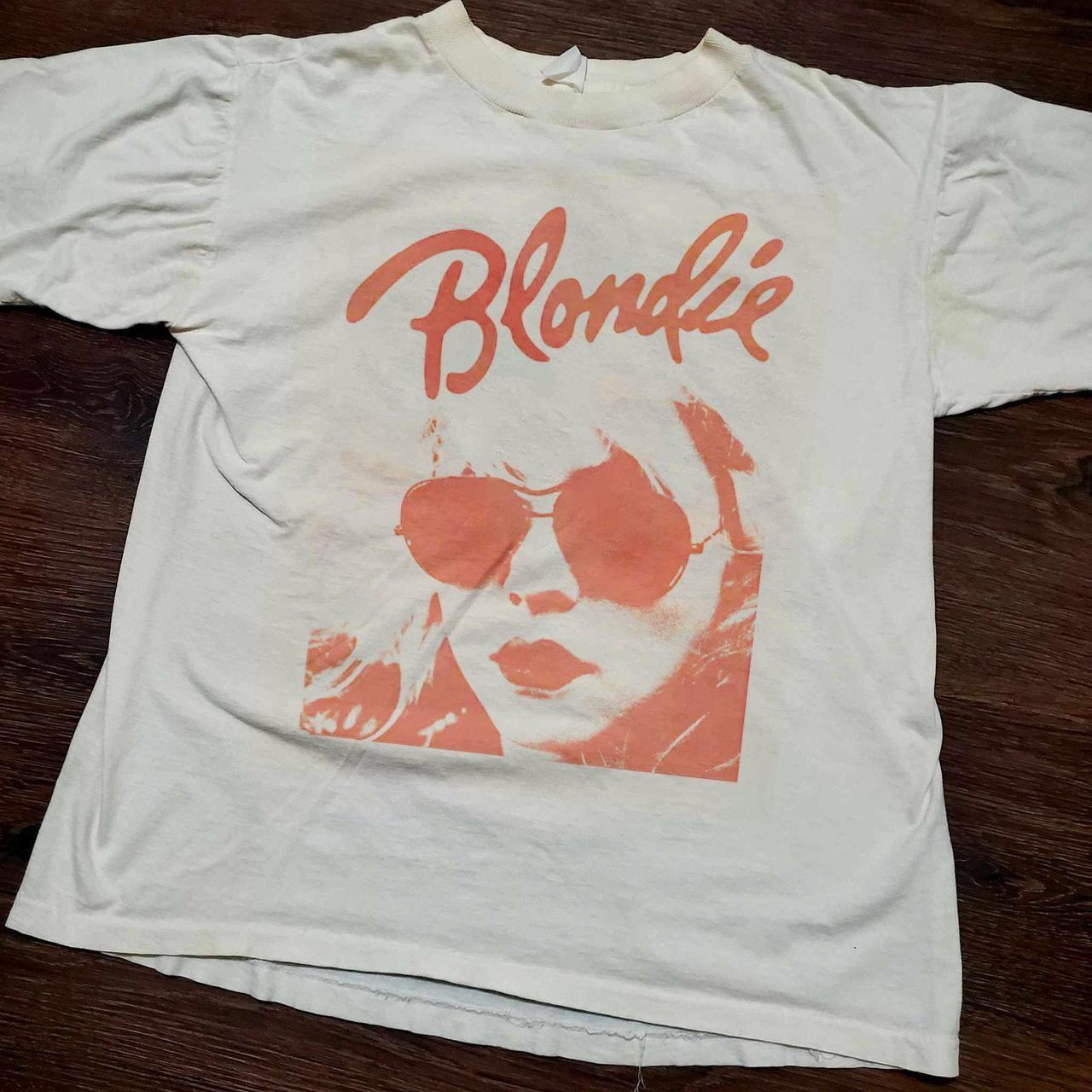 Blondie Shirt Blondie Tour Graphic White Short Sleeve Unisex Shirt WA2004 Unisex T-Shirt XXXXL