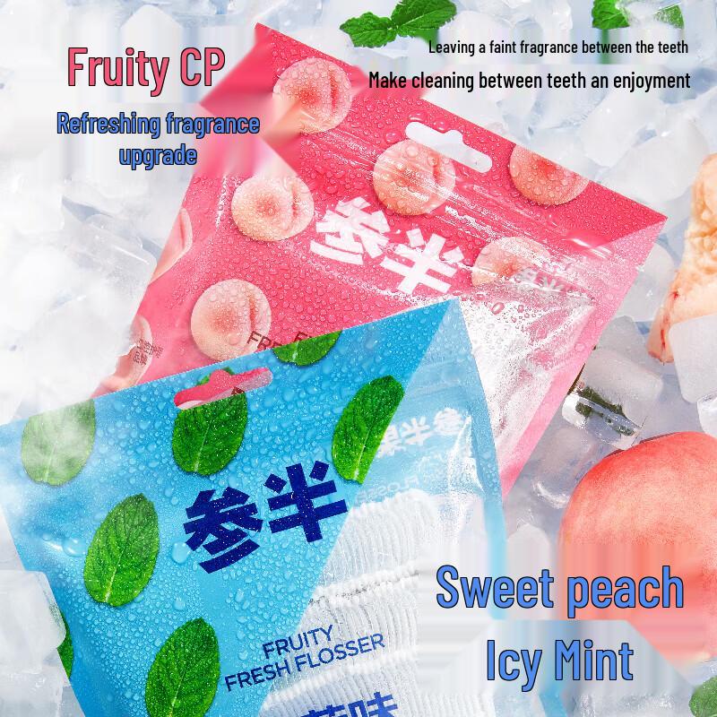 Peach Flavored Dental Floss