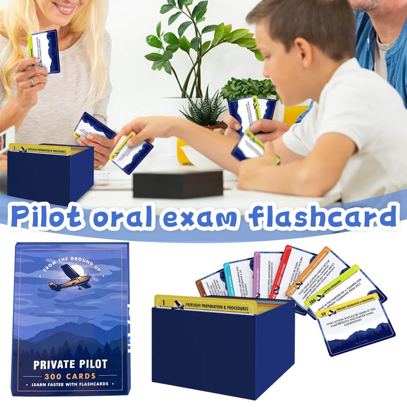 

Учебное пособие Карточки для частного устного экзамена - 300+ карточек, охватывающих все темы, разработано CFI - Руководство для частного устного экзамена One Size