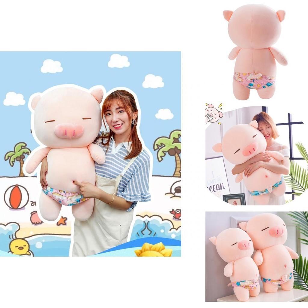 Soft And Squishy Plush Pig Toy Perfect Beach Companion For Girls Funny Gift Idea
