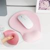 Cute Wrist Guard Silica Gel Support Pad Can Freely Move Office Guard Mouse Pad Ergonomic Wrist Rest Mouse Pad For Pc Laptop Comp