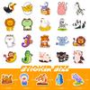 100 Small Size 4cm New Animal Hedgehog Mix Stickers Cute Cartoon Animal Collection Stickers