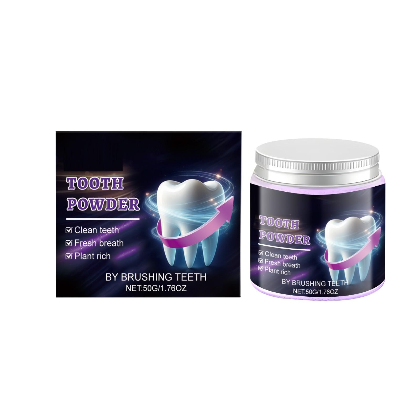 

Фиолетовый зубной порошок с мягкими ингредиентами очищает зубы, освежает рот и ухаживает за деснами. One Size