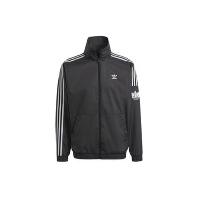 Originals Logo Striped Casual Sports Jacket Men Outerwear Black GN3535