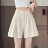 La Chapelle Women's High-Waist Suit Shorts