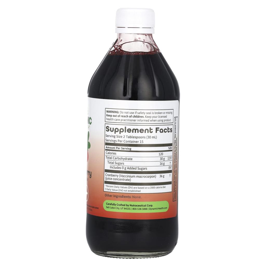 Dynamic Health, Brusinkový koncentrát, 16 fl oz (473 ml)