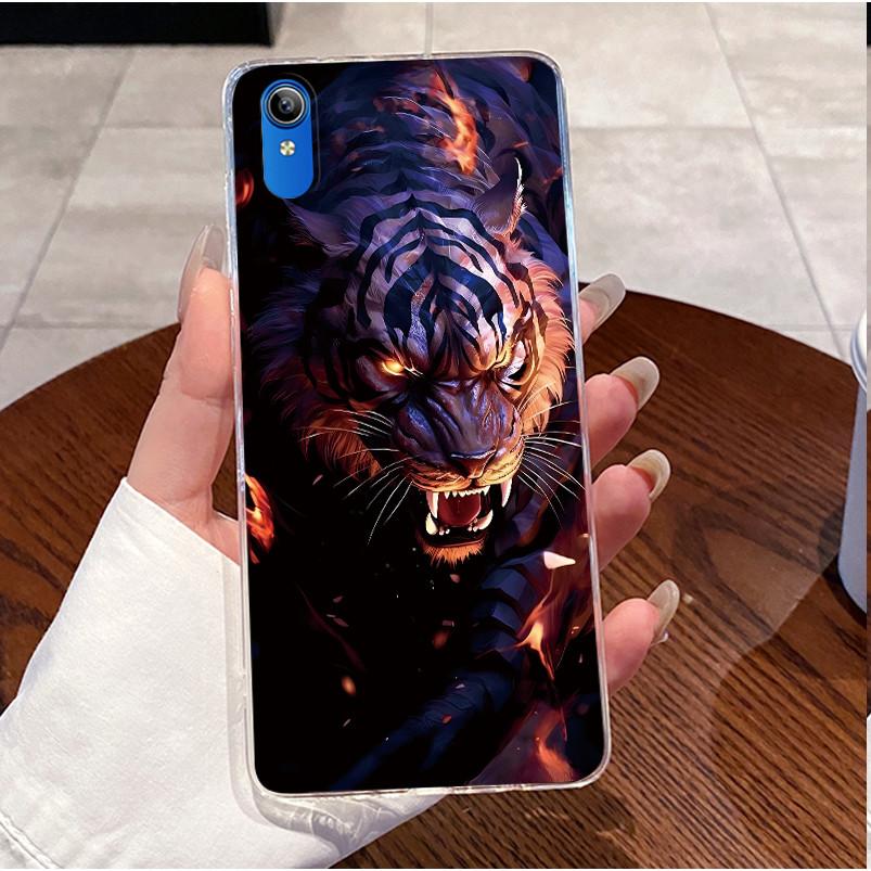 Case For Vivo Y91C / Y1S / Vivo 2015 / 1820 Luxury Cute Love Rabbit Funny Pattern Casing Ultra Thin Slim Clear Soft Phone Case