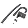 Black Aluminum Alloy Reservior Oil Catch Can Tank with Radiator Hose for BMW N54 335i 135i E90 E92 E82 2006-2010