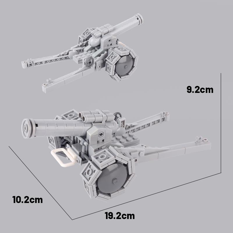 Spielzeug Militär Armee Lernfahrzeug Fahrzeug Auto Waffe WW2 Bausteine Kanone Sturmgepanzerter Kampfpanzer LKW für Kinder