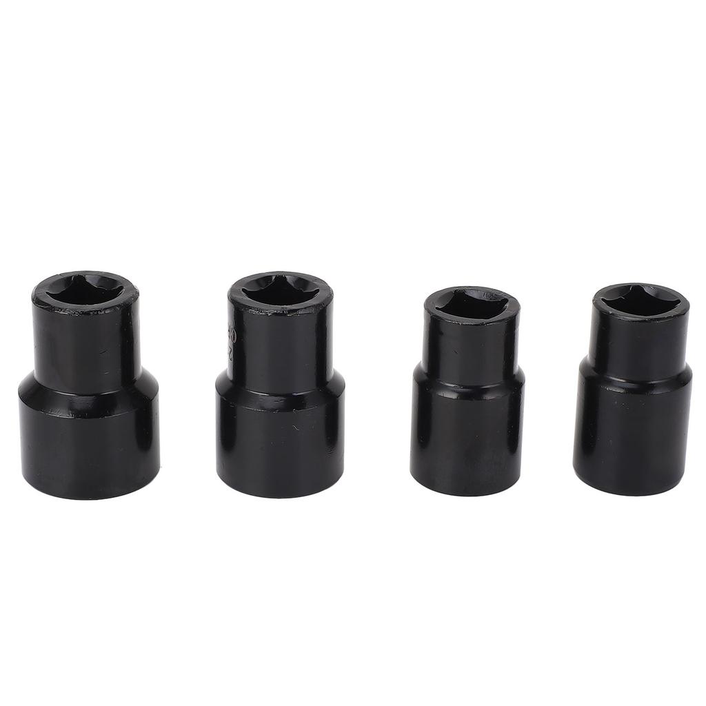 5Pcs/Set Twist Socket Kits Chrome-molybdenum Steel Locking Wheel Nut Bolt Stud Extractor Removers Car Disassembly Tools
