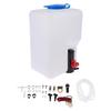Replacement Windshield Washer Reservoir Pump Bottle Kit Universal Car Accessory