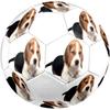 Cute Puppy Indoor Size 5 Soccer Ball Colorful Machine Stitched PVC Competition Ready Durable High-Bounce