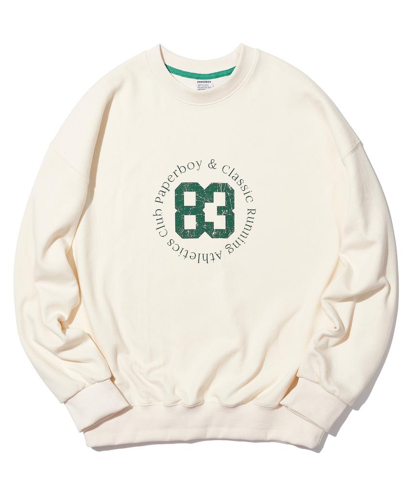 PAPERBOY Beginning 83 Sweatshirt-Cream