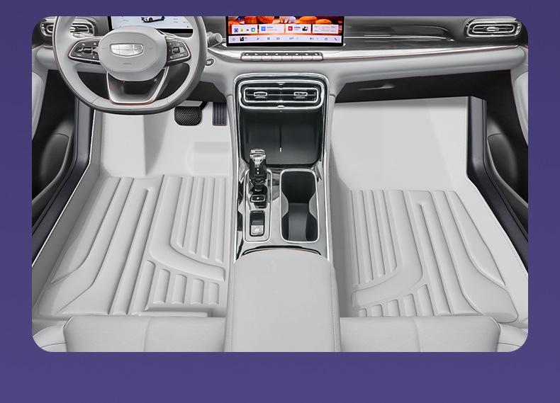 Waterproof, Dustproof Floor Mats & Pedal Covers for Fifth-Gen Emgrand - Eco-Friendly, Double-Layer Car Interior Accessories