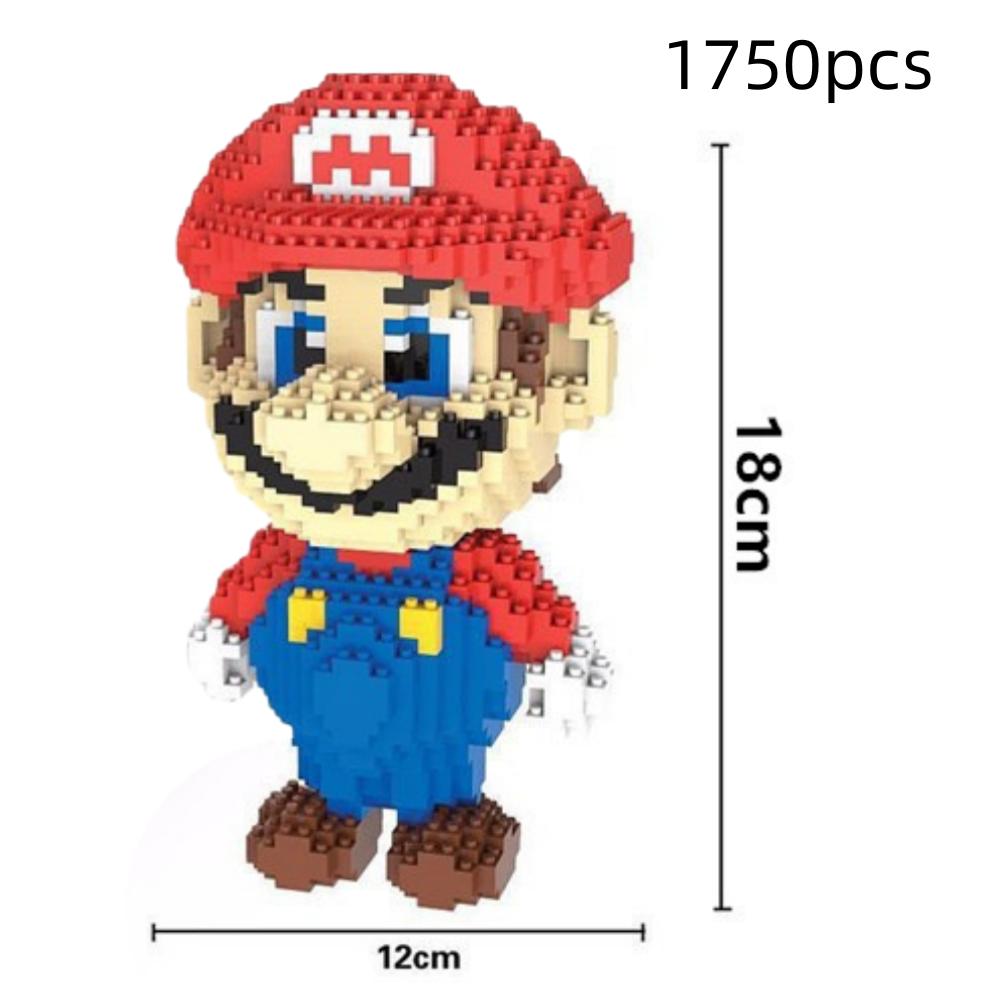 Building Blocks Particle Cartoon Kawai Desktop Ornaments Halloween Birthday Gifts Christmas Toys Cuddly Toy Dinosaur Puzzle