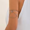 Arm Bracelet Adjustable Crystal Chain Arm Bangle Beach Pulseiras Bijoux Lover Bracelet Hip Hop Bangles For Women B070