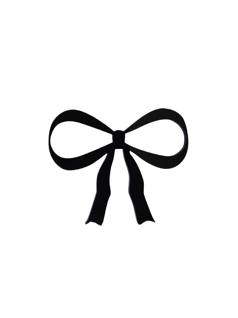 10Pcs Bow Decor Bow Drink Tags Wine Glass Charms Acrylic Knot Drink Tag for Birthday Wedding Party Decorations