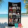 Customizable Personalized Beach Towels Horror Movies Themed designs.Suitable for the Beach, Yoga, Sports;ideal As Beach Accessories