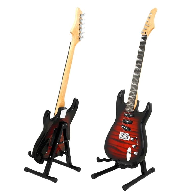 Universals Metal Acoustics Guitar Stand A Frame Folding Instrument Stand for Guitar, Violins, Ukuleles