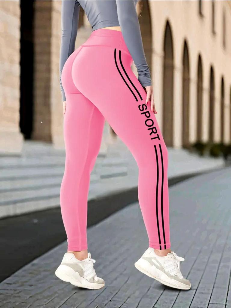 Women’s High-Waist Solid Color Yoga and Fitness Pants