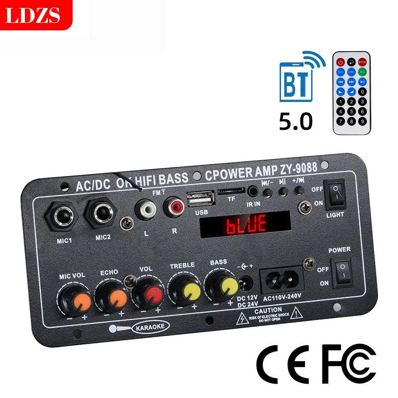 Bluetooth Display Subwoofer Amplifier Board for Home, KTV, Outdoor, and Car Audio