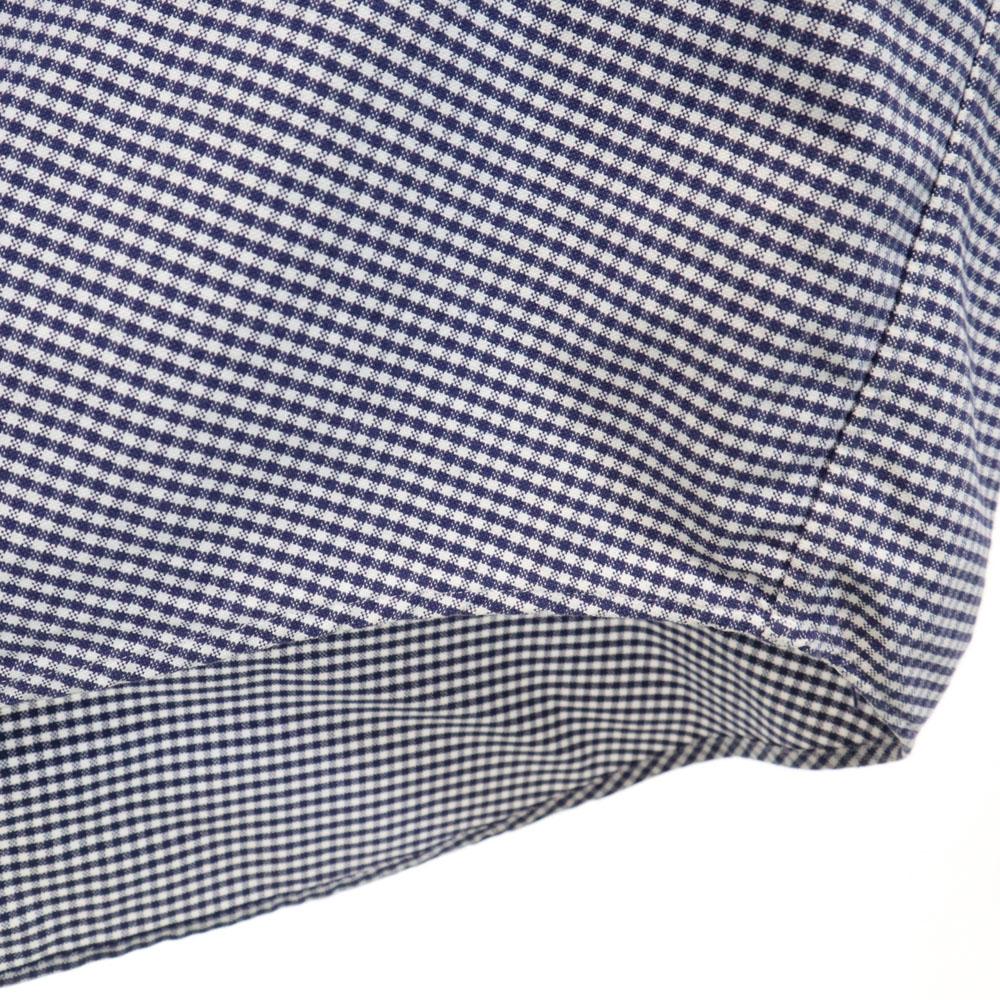 Ralph Lauren 90s BIG SHIRT OLD Check Pattern Long Sleeve Stand Collar Shirt Men's Used