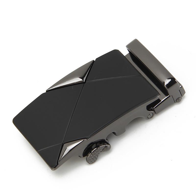 Mens Fashionable 35cm Automatic Buckle Waist Belt Durable Metal Design For Business Casual Or
