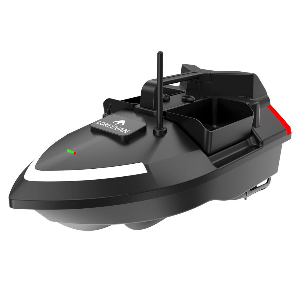 GPS Fishing Bait Boat Lokeevan V020 12000mAh Battery Dual Motor 3 Container 2KG Load 500M Remote Control