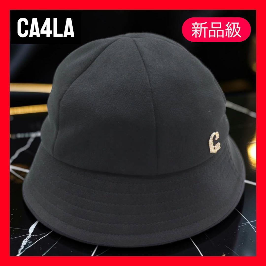 Used Brand newCA4LA Kashira AARON Bucket Hat Black Made in Japan Metal Logo