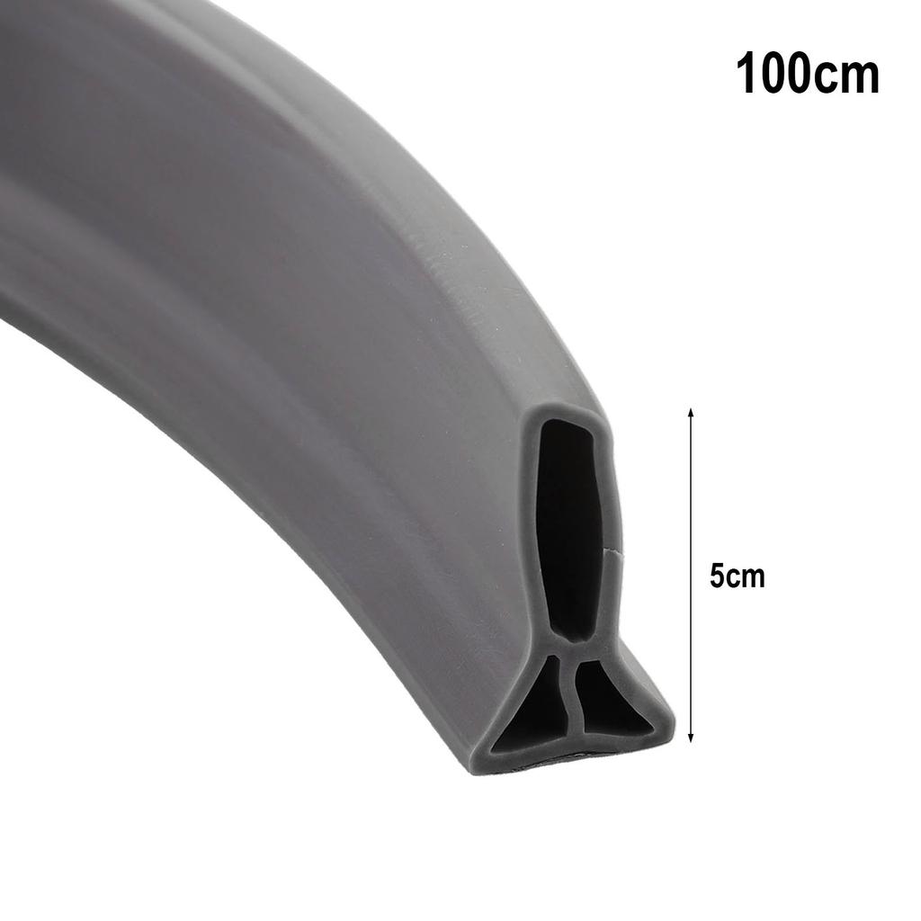 Waterproof Rubber Shower Barrier Strip Keeps Water Contained 50 300cm Length