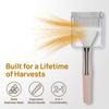 Silver Honeycomb Scraper Stainless Steel Hive Scraper Tool Honey Uncapping Fork  Honey Harvesting
