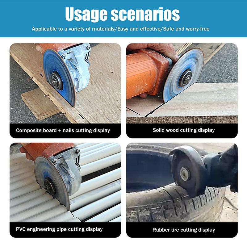 1/2/3/4Pcs Woodworking Special Saw Blade Brazed Multipurpose Woodworking Circular Cutting Blade Wood Steel Nail Aluminum Pvc