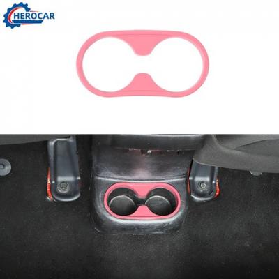 Rear Back Water Cup Holder Cover Trim Bezel Ring For Jeep Wrangler JK 2011-2017