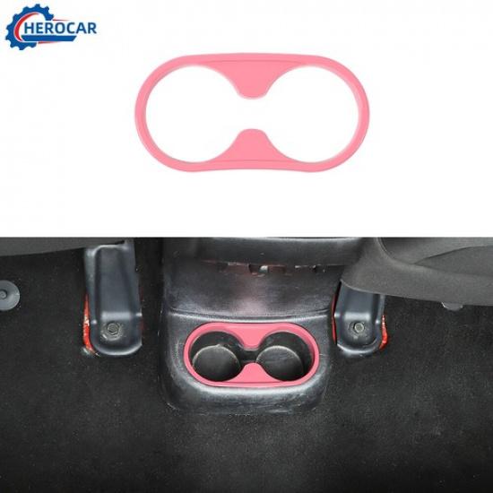 

Rear Back Water Cup Holder Cover Trim Bezel Ring For Jeep Wrangler JK 2011-2017