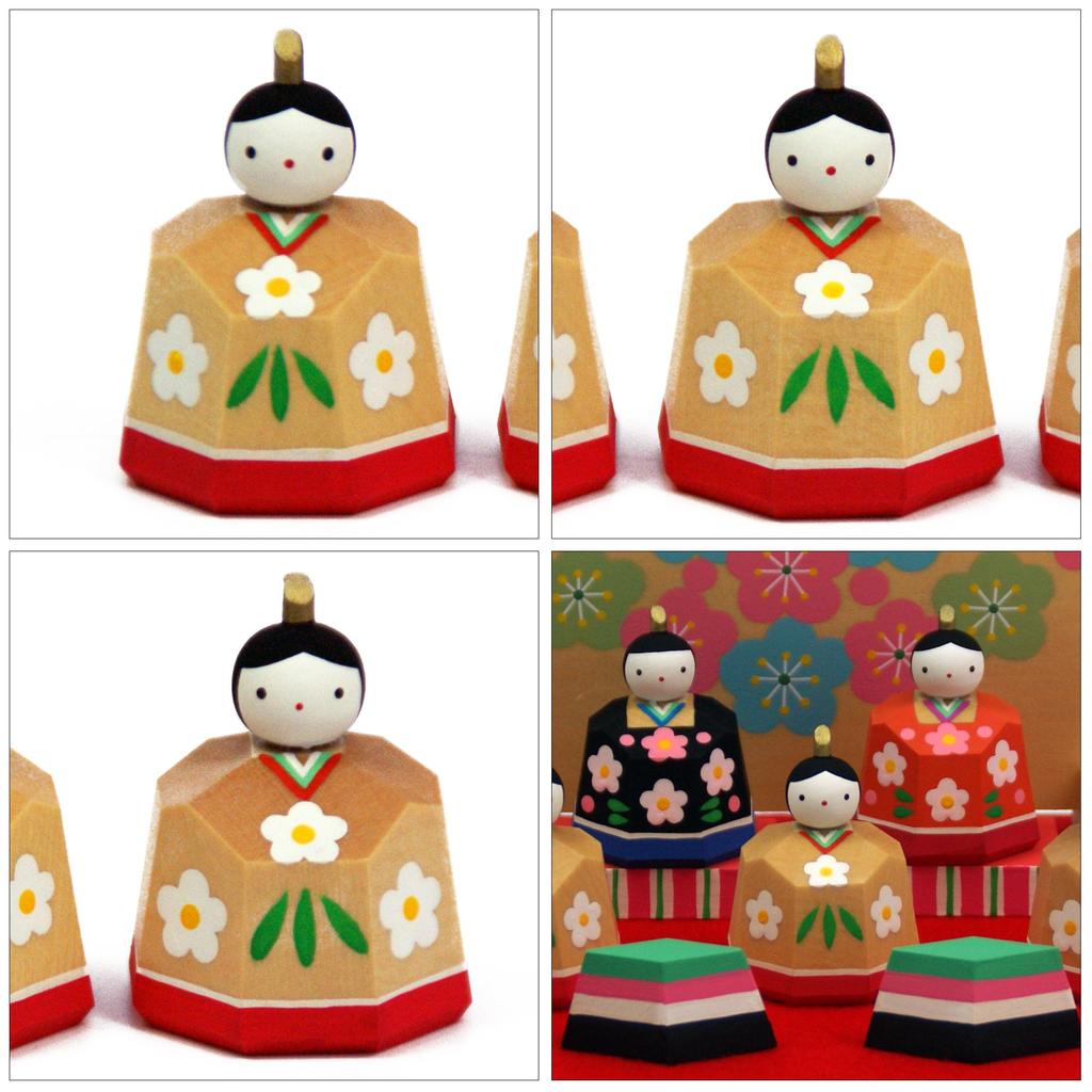 Osaka Choseido Hina Compact Mini Itto Name Wooden Tag Bonus Included Made In Hina Hanabiyori Doll, Hina, Wooden, Carving, Engraved, (Sent Separately),