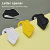 3 Pcs Letter Opener Envelope Slitter Plastic Pet Hair Knotting Knife Portable