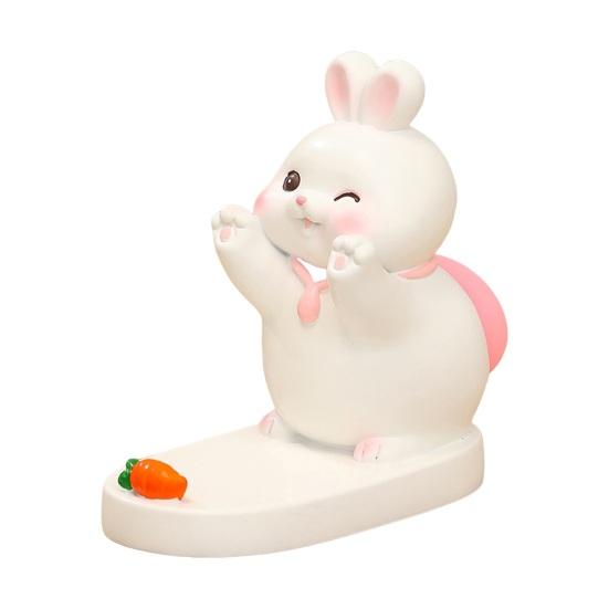 Cartoon Animal Cell Phone Holder with Stress Relief Elastic Butt Pig Dog