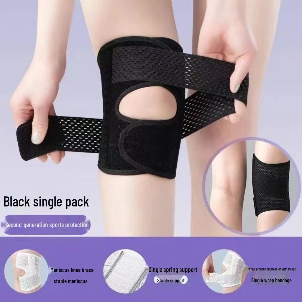 

Универсальный дышащий наколенник с пателлярным ремнем для спорта и защиты суставов 3XL [230-275 lbs]