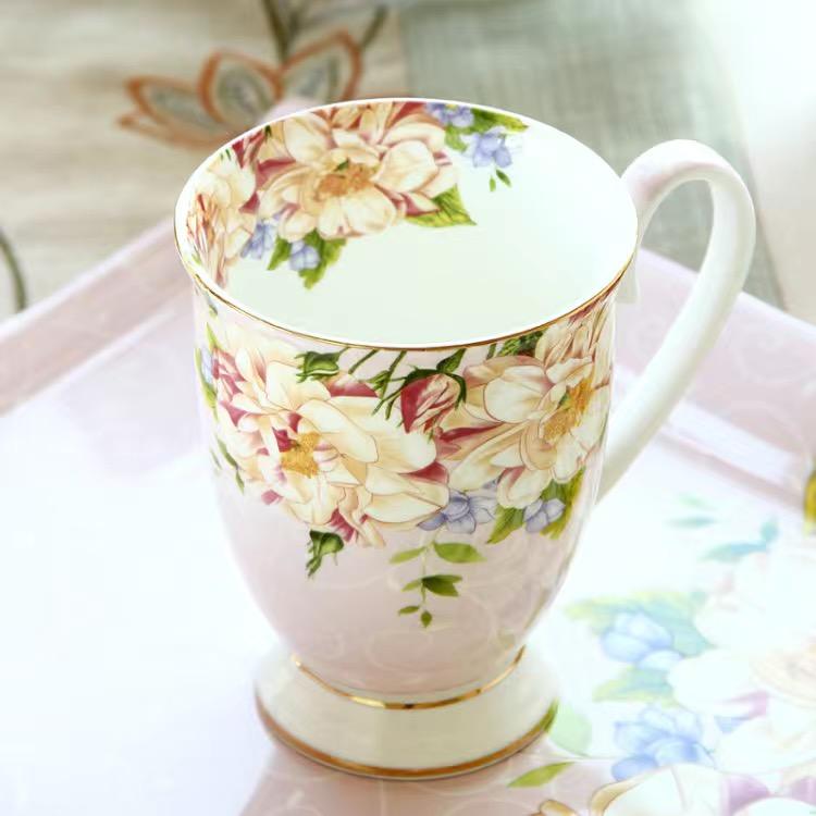 

Роскошная кофейная чашка в европейском стиле, кружка, чашка для воды, кофейная чашка, чашка для молока, чашка для завтрака, послеобеденный чай, цветочный чай