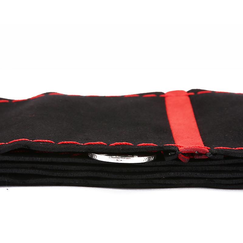 Flip Fur Hand Sewn Steering Wheel Cover Back To Standard Suede Frosted Leather Four Seasons General Motors Handle Cover