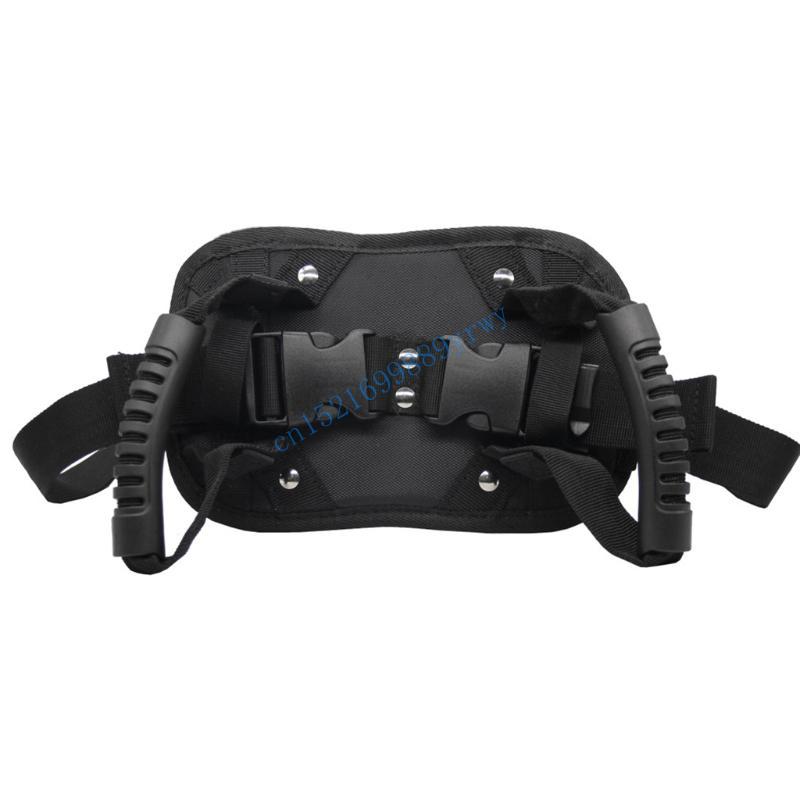 6XDB Breathable Motorcycle Safety Belt Non-slip Grip Handle for Rear for Seat Passeng