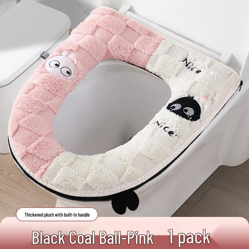 

Универсальная плюшевая накладка на сиденье унитаза 2025: Готов к зиме, водонепроницаемый и утолщенный для комфорта круглый год