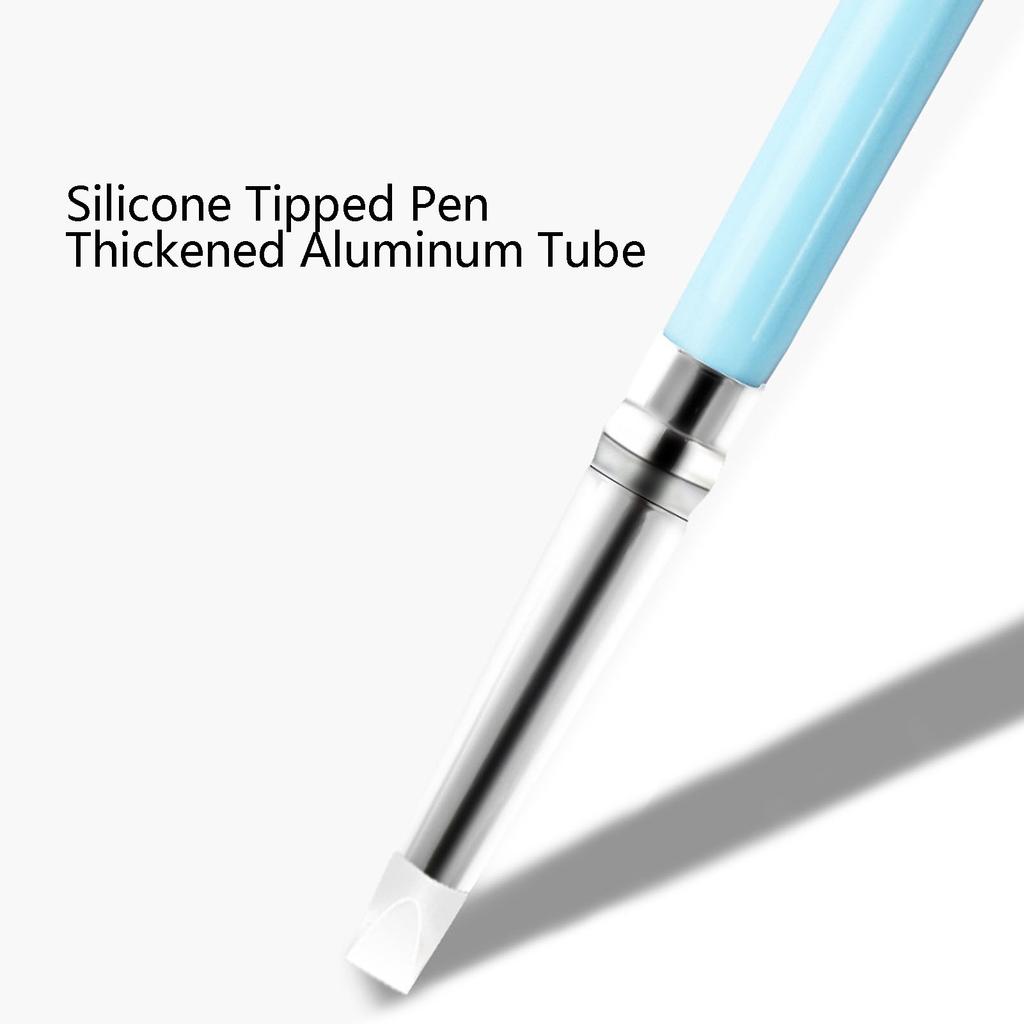 2 Set Dual Tipped Nail Art Dotting Pen Silicone Head Nail Art Sculpture Polish Carving Pen