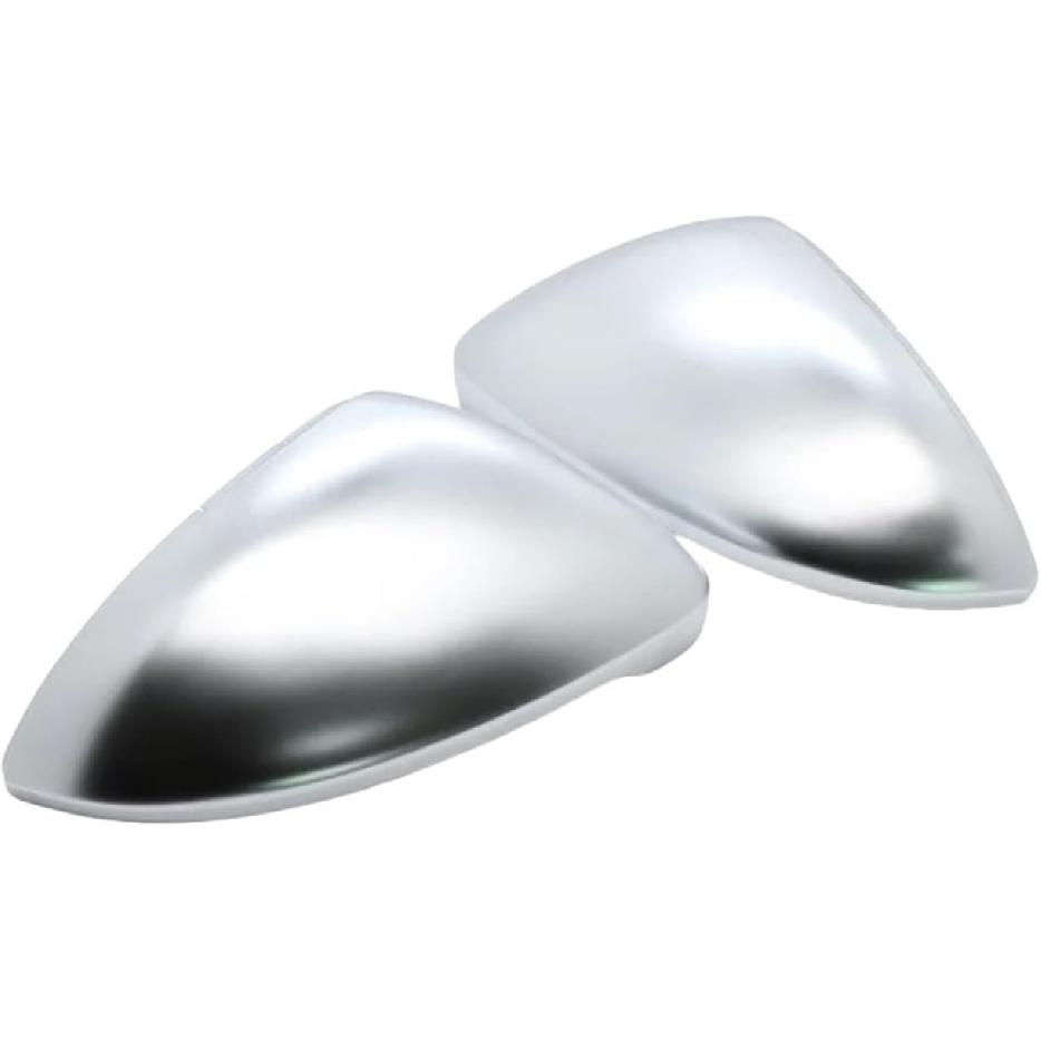 2pcs Chrome Side Wing Mirror Cap Compatible For VW Golf 7 MK7 7.5 GTD R GTI GTE VII E-golf Sportsvan Sportswagen Cover 2013 2019 Replace