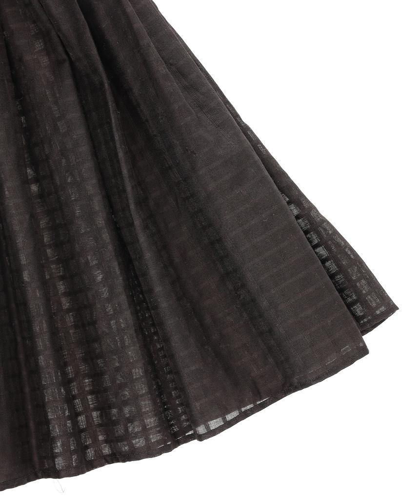 Wordog Vintage Washed Denim Pleated Skirt - Vintage Pink