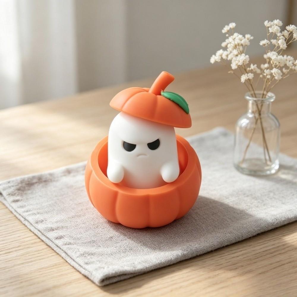 Halloween Party Props Pumpkin Ornaments Funny Candy Box Home Desktop Decoration
